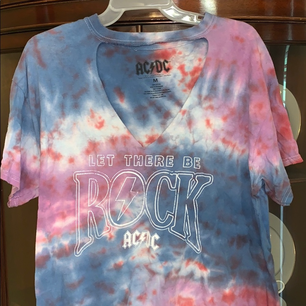 AC/DC retro rock and roll t shirt